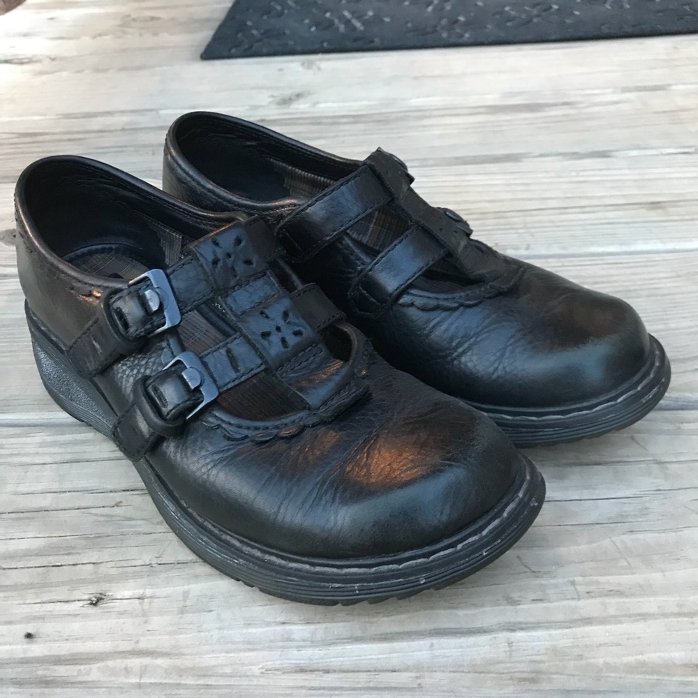 Dr. Martens Mary Jane Black Wedges - 39 EU, 8 US